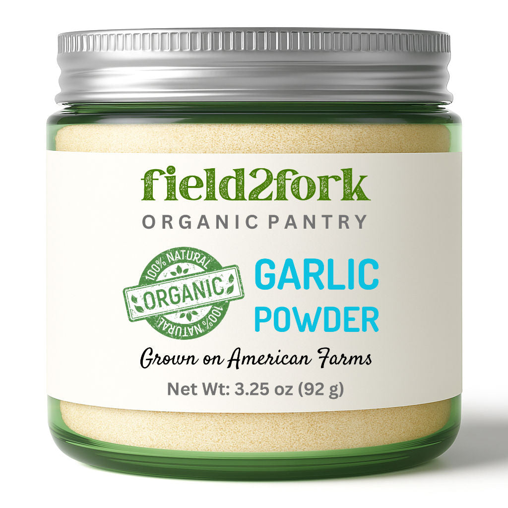 Organic Garlic Powder – Pure, Non-GMO, Bold Flavor for Clean Cooking