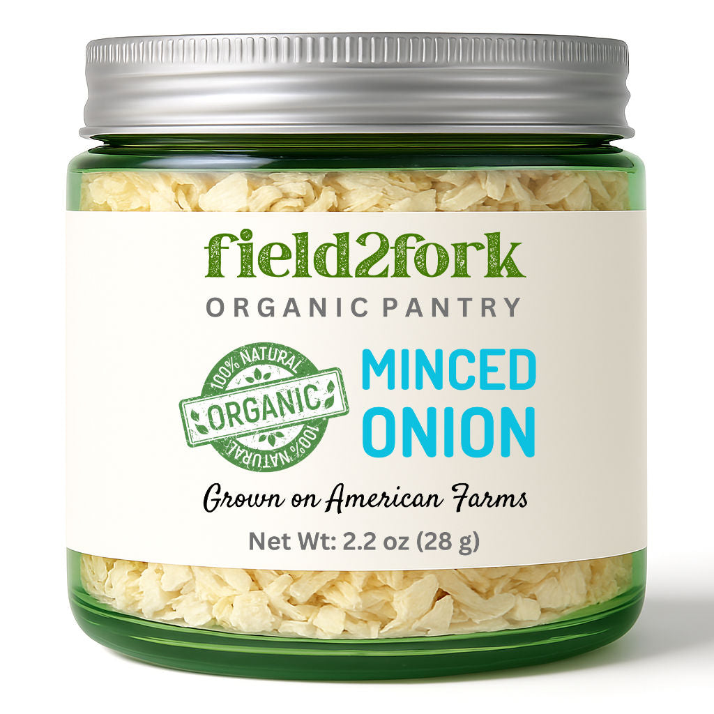 Organic Minced Onion – Mellow, Savory & Ready to Sprinkle