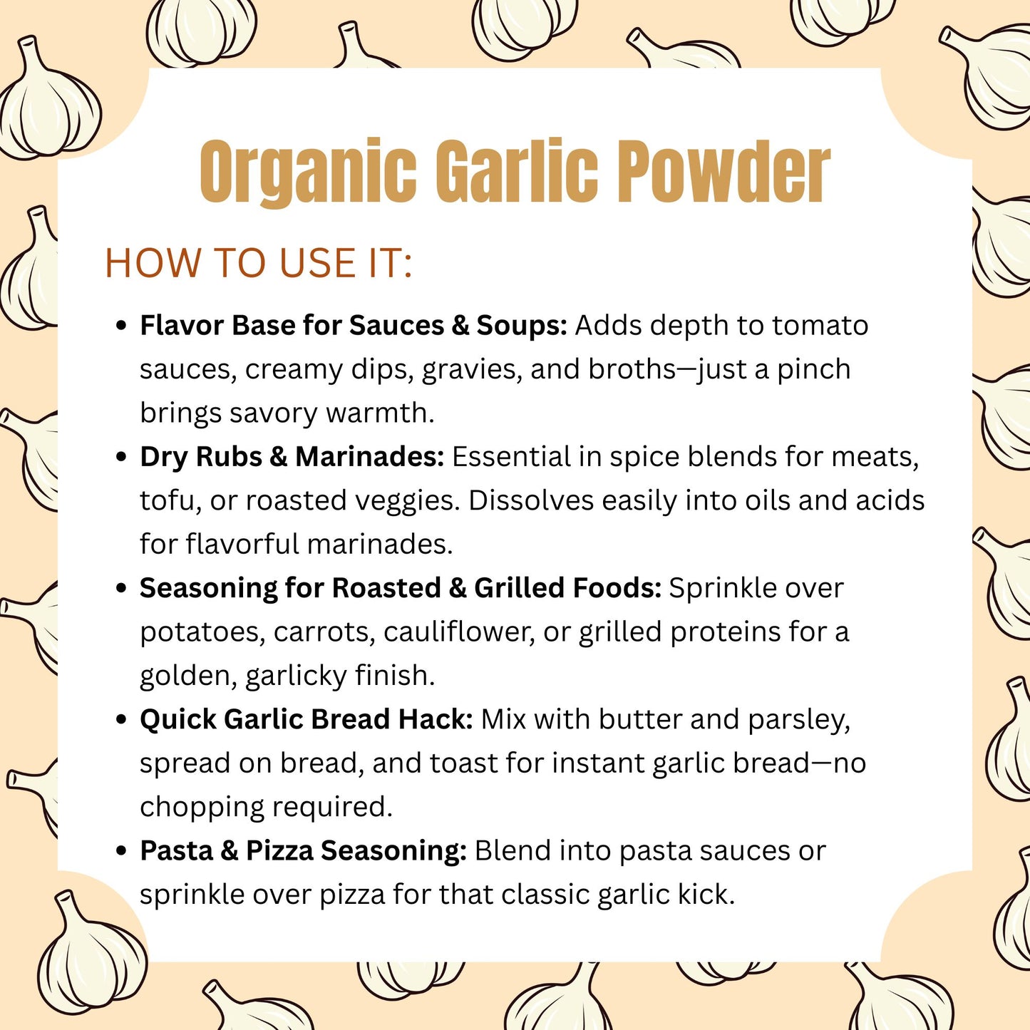 Organic Garlic Powder