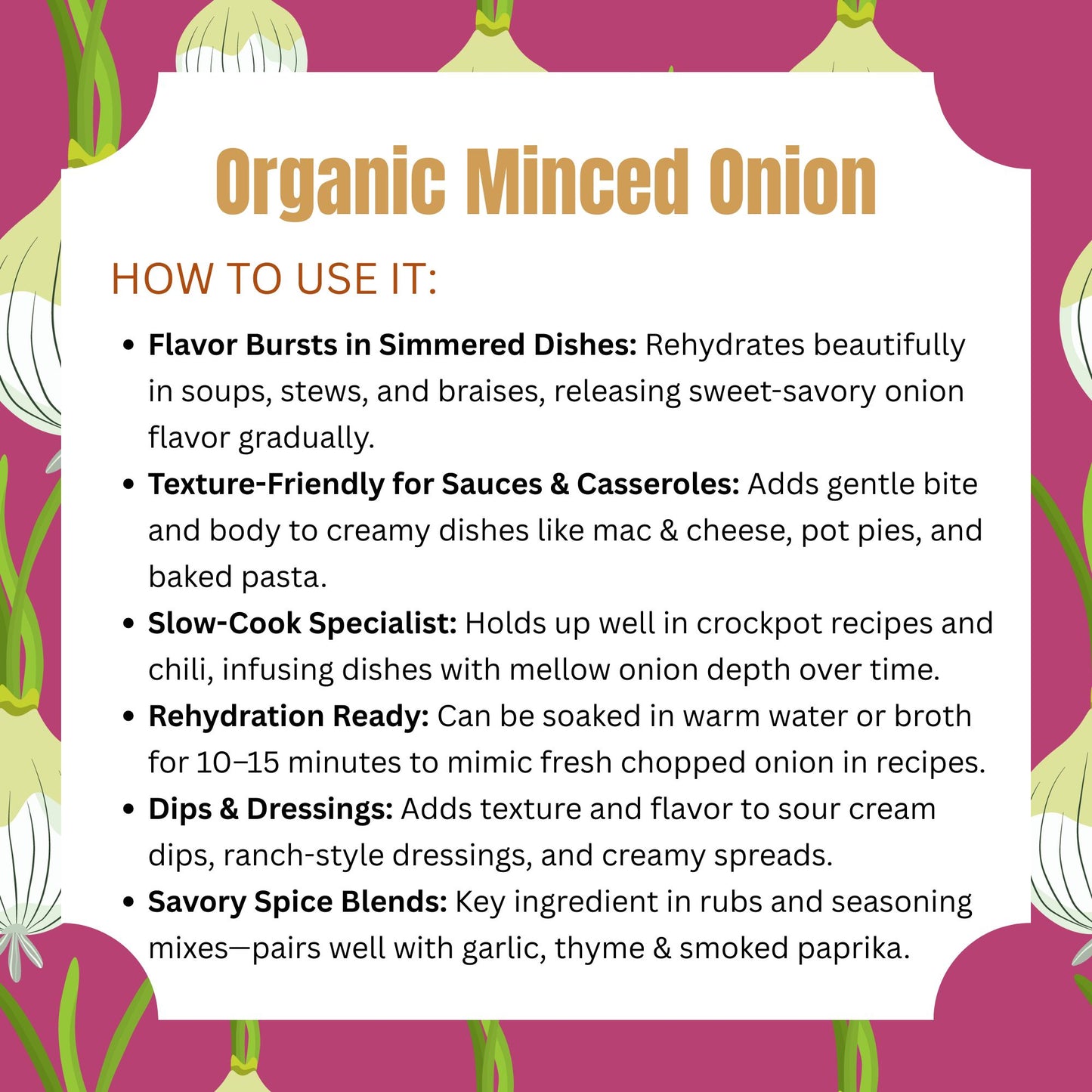 Organic Minced Onion