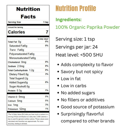 Organic Paprika Powder