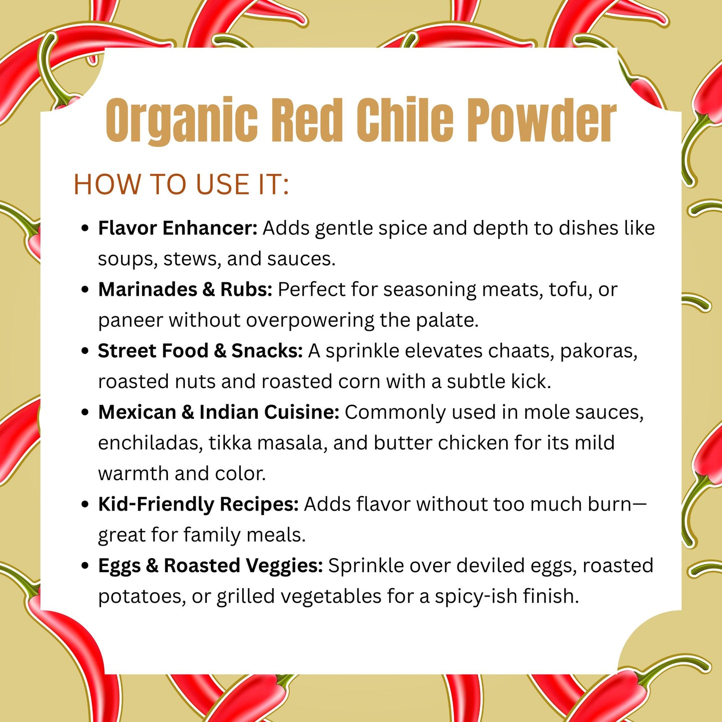 Organic Red Chile Powder